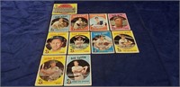 (11) 1959 Topps Baseball Cards