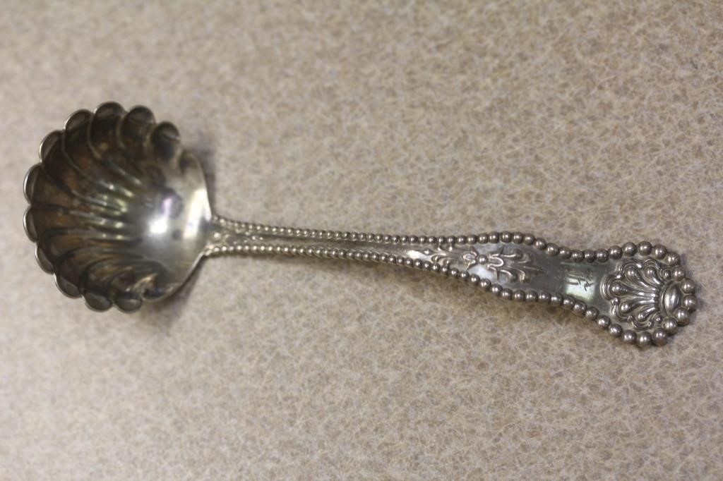 Ornate BonBon Sterling Spoon