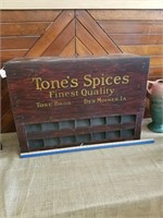 COUNTRY STORE TONES SPICE CABINET- DES MOINES IA.