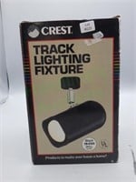 NIB Crest Track Lighting Fixture Black 18-060