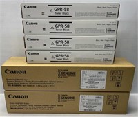 6 Canon Toner Cartridges/Drum Units NEW $1810