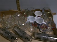 Group of mugs and glasses