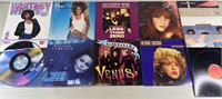 14pc Pop+ Vinyl LP Records w/ Whitney Houston