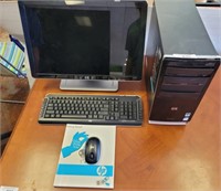 HP PAVILION WINDOWS VISTA COMPUTER, MONITOR AND