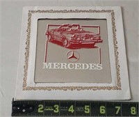 Mirrored Mercedes Wall Art