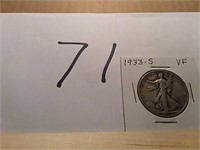 1933-S VF Half Dollar