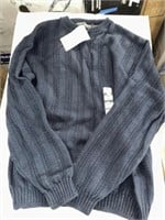NWT BLUE SWEATER LARGE