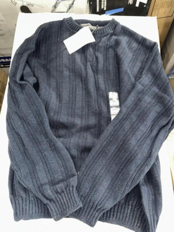 NWT BLUE SWEATER LARGE