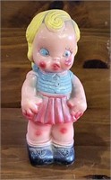 VTG Baby Doll Plaster Statue