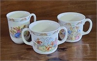 VTG Royal Doulton Bunnykins Children Cups