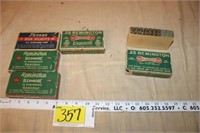 25 Remington vintage boxes 94 rounds