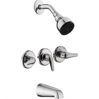 Aragon 3-Handle Tub and Shower Faucet