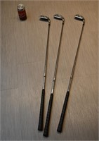 3 bâtons de golf Prism