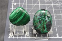 Chrysocolla & Malachite Cabs