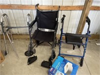 Wheelchair walker’s toilet seat