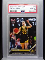 Caitlin Clark 2023 Bowman U Now PSA 10