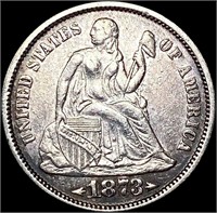 1873 Arws Seated Liberty Dime CLOSELY