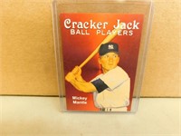 Mickey Mantle Cracker Jack Baseball Card