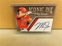 Iconic Ink Mike Trout Card