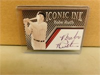Iconic Ink Babe Ruth Card