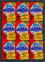 9 Count - 1988 Topps Series 1 Baseball Retail Box