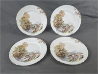4 Shelley Heahter 8" Plates