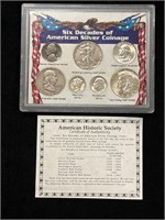 Six Decades of American Silver Coinage