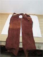 Kids large suede  chaps