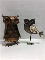 2 Metal Owls