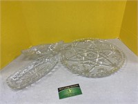 Cut Glass Platter & More