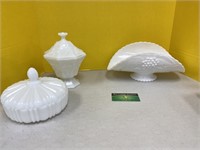 Grape Pattern Milk Glass & More