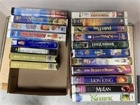 2 Trays Of Vhs Movies