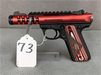 73. Ruger 22/45 Lite .22LR NRA Ed, Red Creocote,