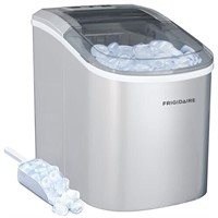 FRIGIDAIRE EFIC189-Silver Compact Ice Maker, 26 lb