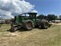 1823) 2015 JD 748L Skidder, 11,606hrs, DPF deleted