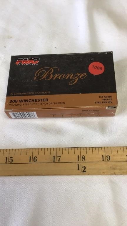 PMC ammunition 308 Winchester 147 grain 20