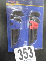 (22) Piece Hex Head Long SAE/Metric Wrenches