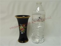 Cobalt Blue Vase ~ Greece 24K Gold Trim