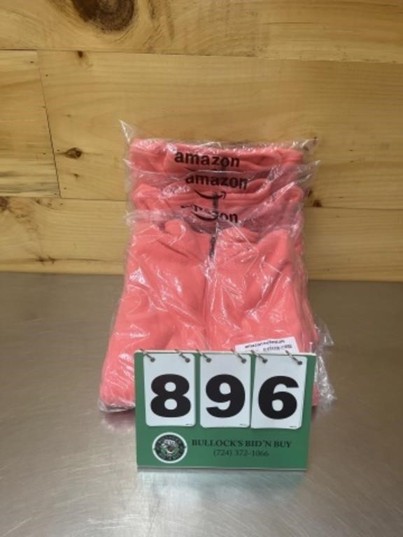 (3) Amazon Size 2XL Coral Fleece Vests