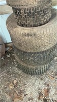 Lawn mower tires