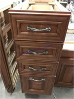 Cabinet w/ 4 drawers, 12W x 24D x 34.5T