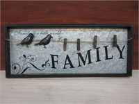 24x10 Framed Family Sign