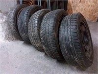 5 pneus
