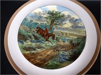 9" Copeland Spode England Equestrian Plates