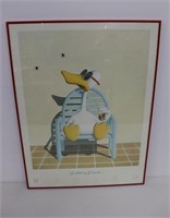 'Sitting Duck' by Bedard framed Lithograph