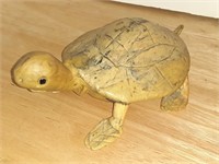 8” turtle carving