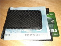 Money clip and credit card holder