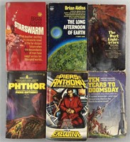 6 1st Ed. Sci Fi Books Anderson Anthony Aldiss