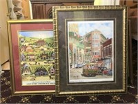County Peddler Show Print Signed Penny