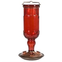 Hummingbird Red Vintage-Style Bottle Feeder 24 Oz